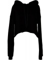 Dámská krátká mikina s kapucí BELLA + CANVAS (7502)