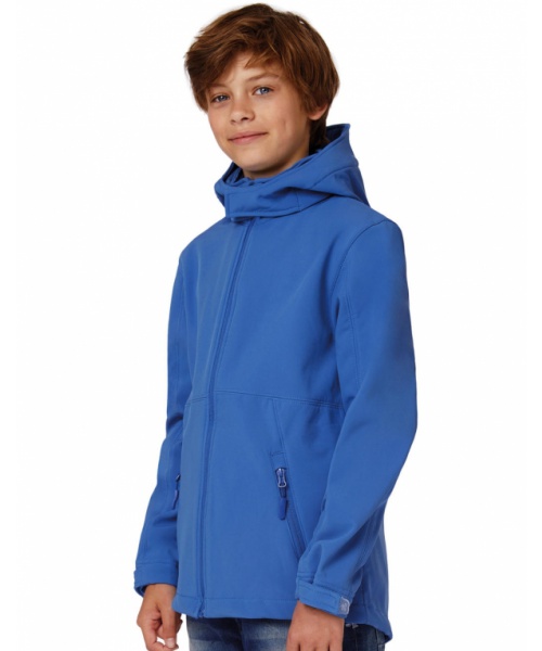 PexSport.cz - Dětská softshellová bunda s kapucí B&C