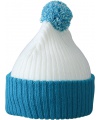 Čepice Knitted Cap with pompon Myrtle Beach (MB7540)
