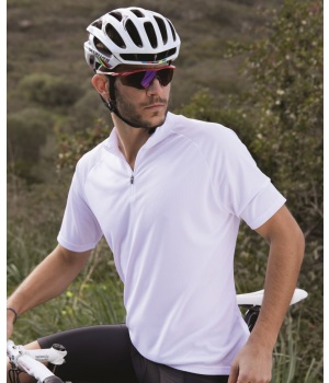 Pánské cyklistické triko s krátkým rukávem James & Nicholson (JN512)