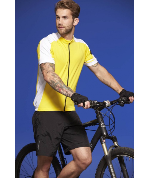 PexSport.cz - Pánský cyklistický dres James & Nicholson Men's Bike-T Full Zip